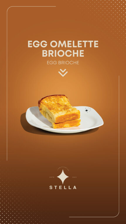 Egg Omelette Brioche